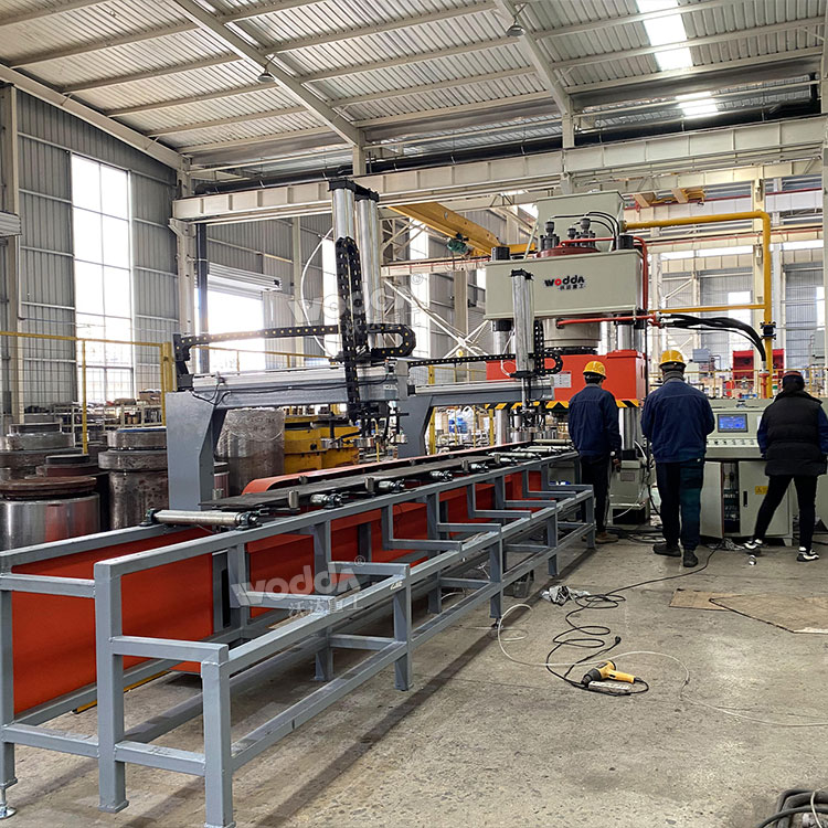 630噸錨桿托盤(pán)液壓機(jī)生產(chǎn)線(xiàn)車(chē)間調(diào)試 630噸錨桿托盤(pán)液壓機(jī)生產(chǎn)線(xiàn)車(chē)間調(diào)試